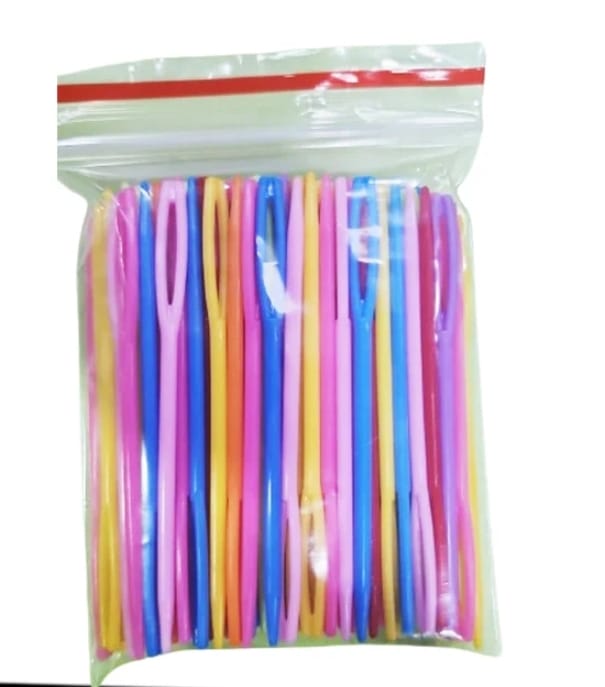 Aguja de Lana Plastica