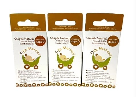 Chupete Natural de Entretención del Dr Marinov etapa 0 (Prematuros)