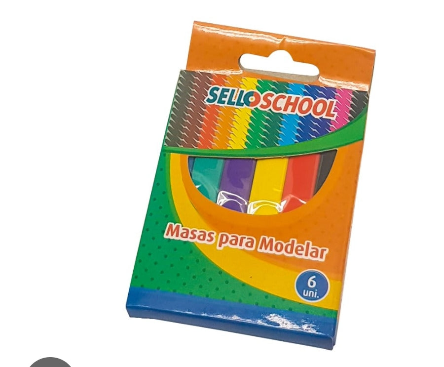 Plasticina sello school