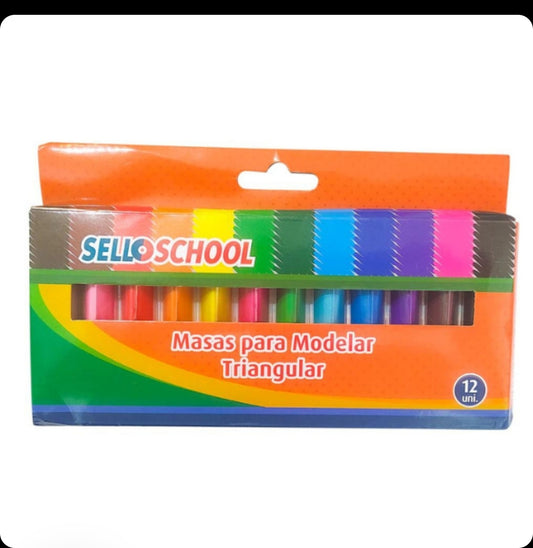 Plasticina sello school