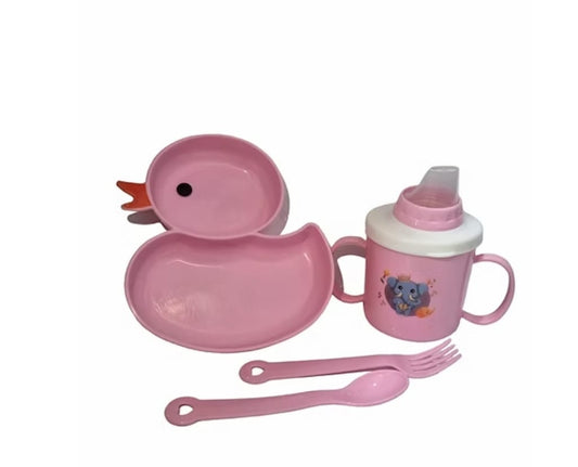 Set de comida de Patito 4 pcs