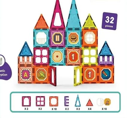 Bloques Magnéticos 32 pcs
