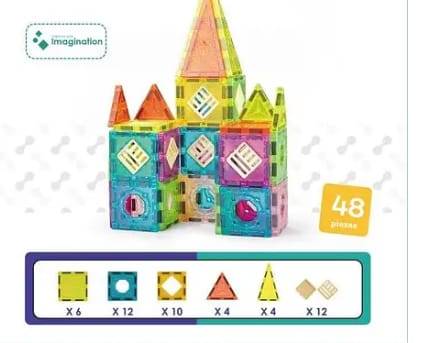 Bloques Magnéticos de 48 pcs