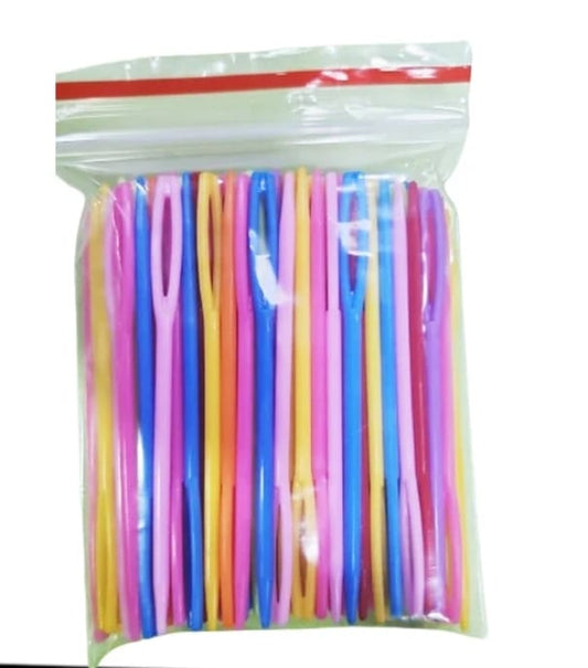 Aguja de Lana Plastica