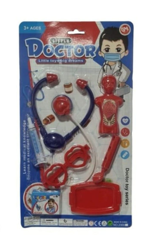 Set de Doctor Rojo con Azul