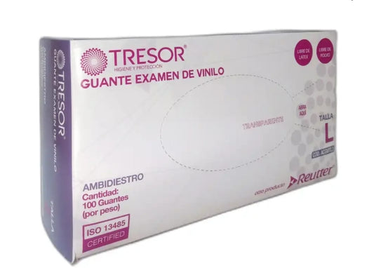 Guantes de Procedimientos de Vinilo