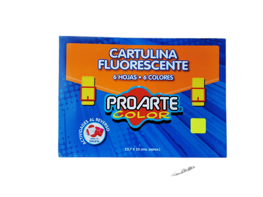 Carpeta de Cartulina Fluorescente