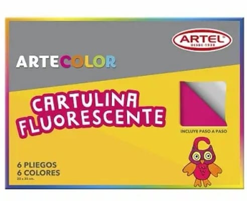 Carpeta de Cartulina Fluorescente